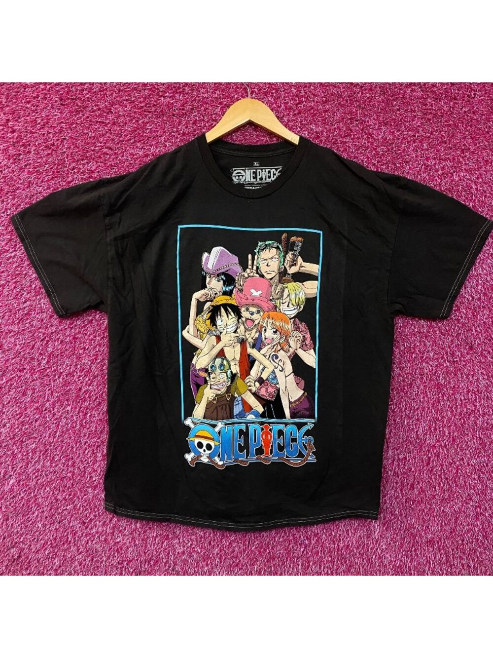 One Piece Straw Hats Crew Skypiea Anime T-Shirt XL